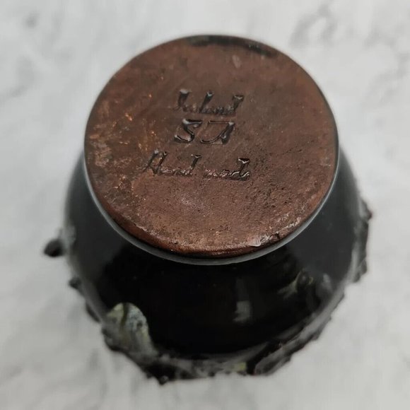 Vintage Sigurður Hákon Arnórsson Handcrafted Lava Vase, Iceland, 1970s - Picture 4 of 7